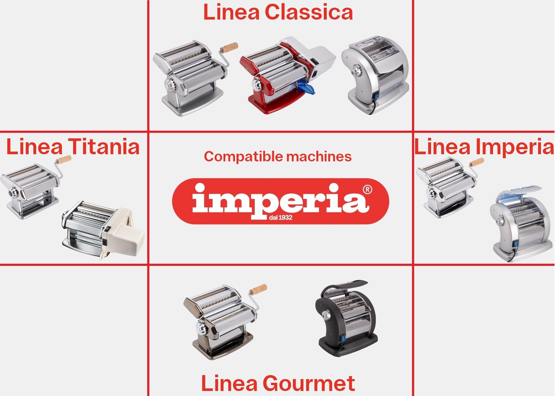 Amazon.com: Imperia Spaghetti Pasta Cutter Attachment (2 mm) 100